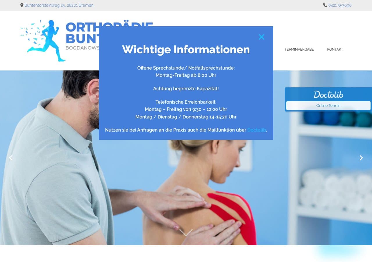 Orthopädie Buntentor