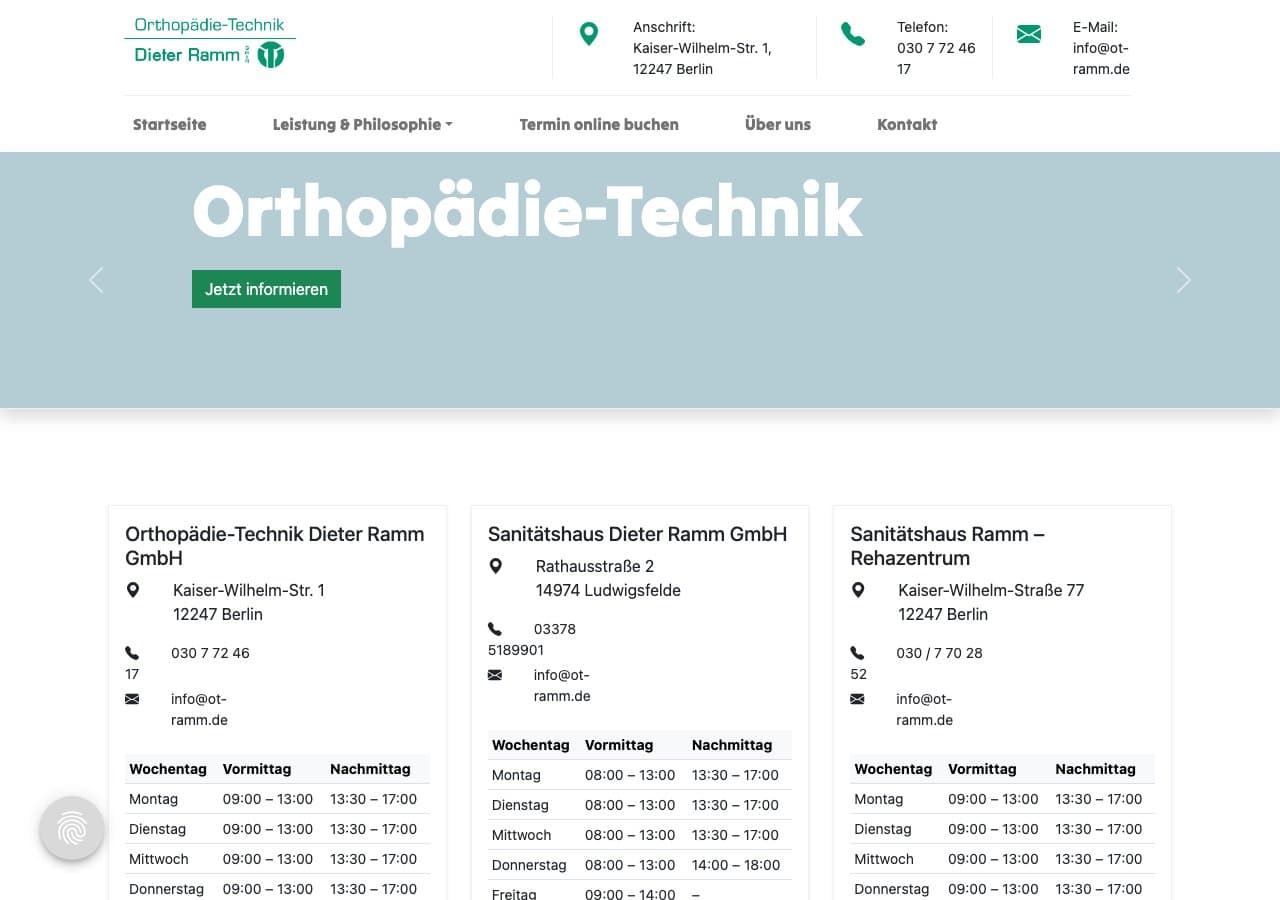 Orthopädie-Technik Dieter Ramm