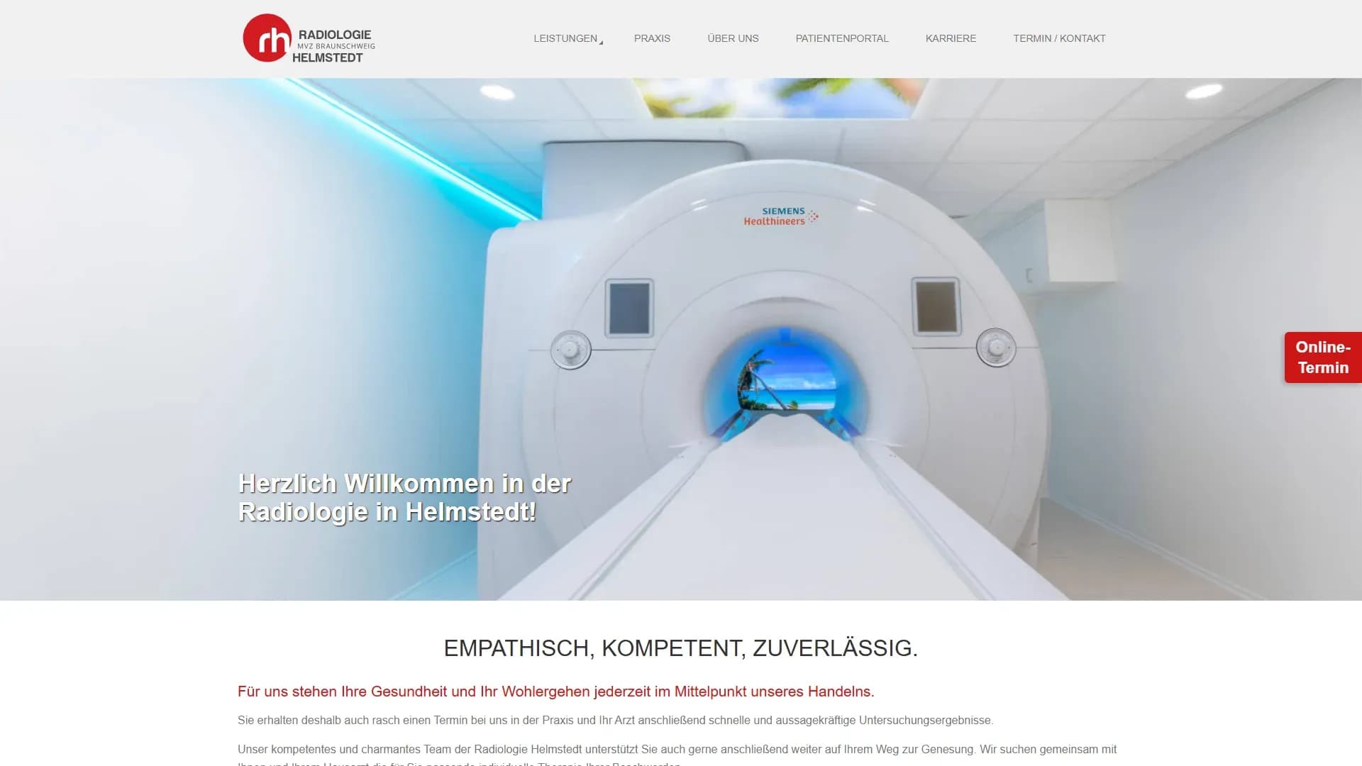 Radiologie Helmstedt — Website