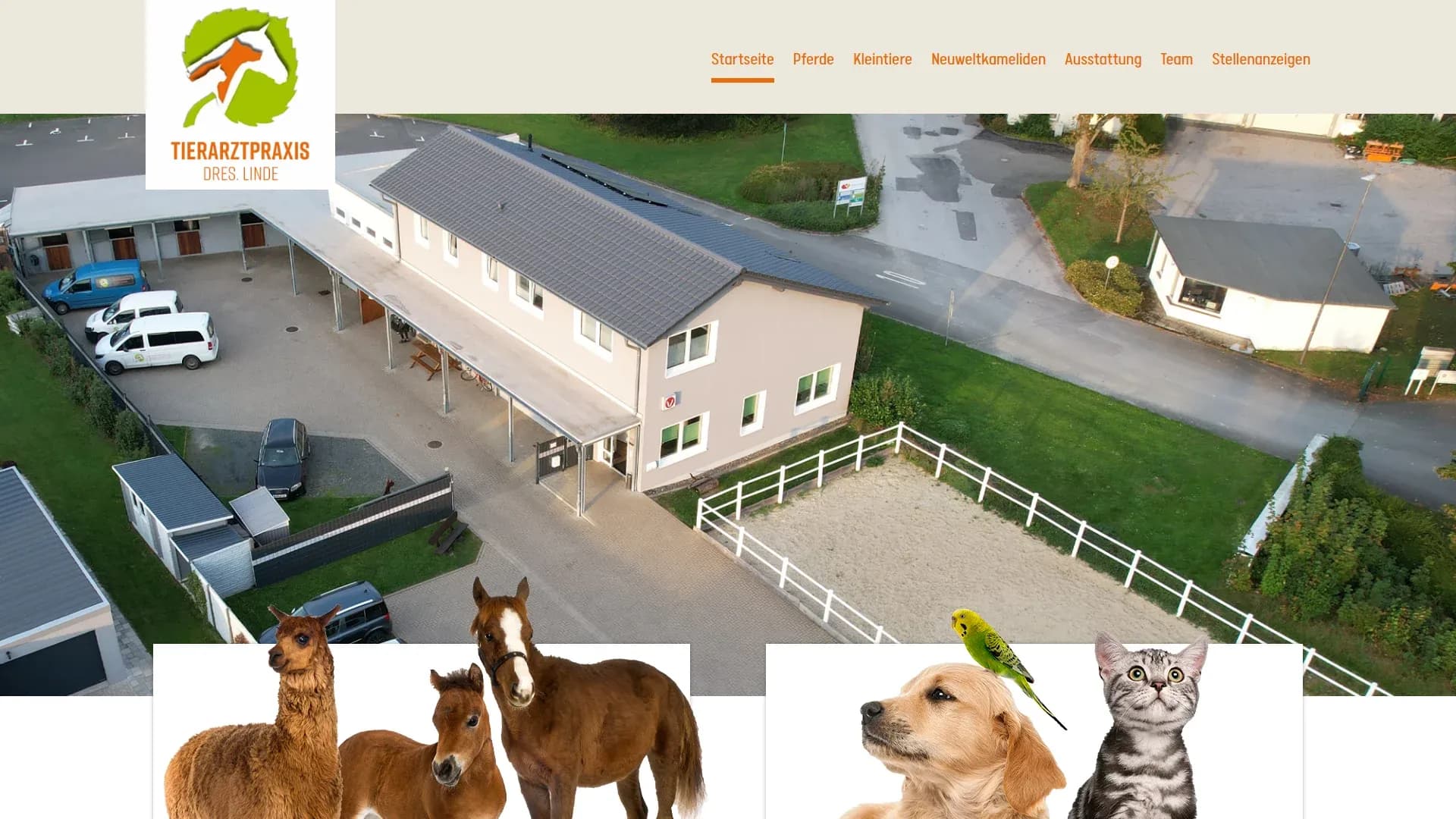 Tierarztpraxis Linde — Website