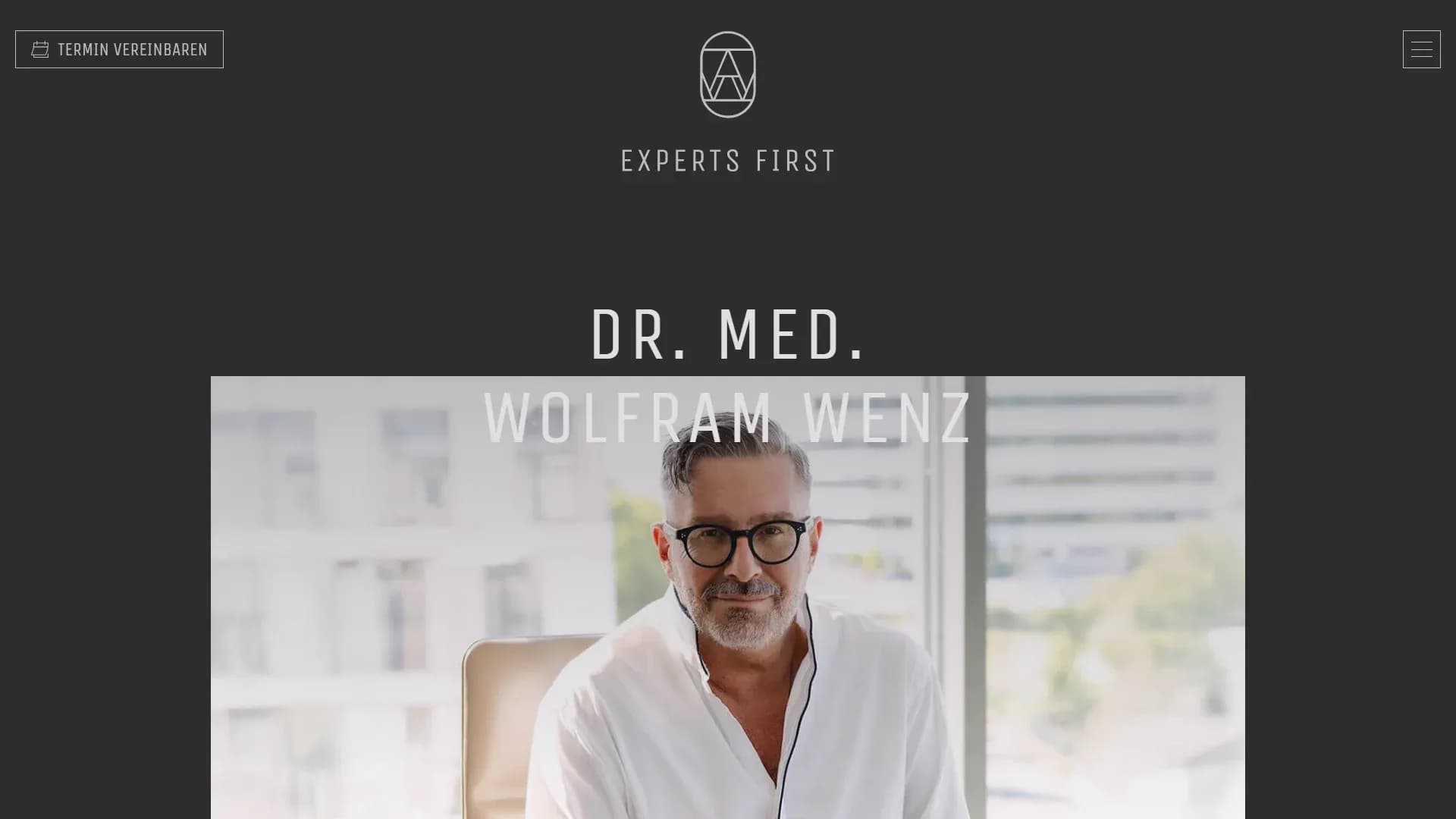 Dr. med. Wolfram Wenz — Website